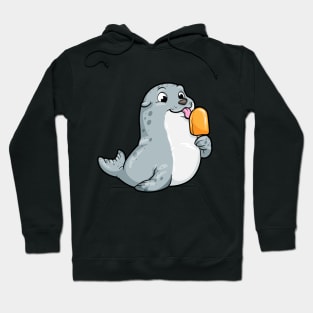 Seal with Popsicles Hoodie